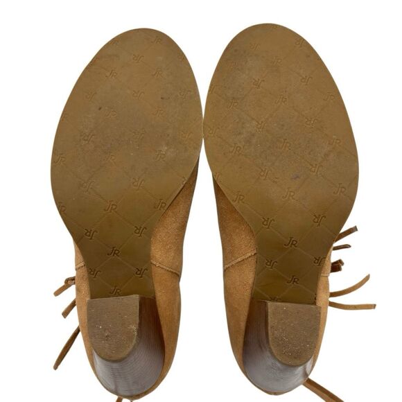 Jack Rogers Greer Suede Bootie in Oak Brown Size 6.5 - Picture 7 of 9